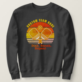 Retro  Aangepaste Naam Pickleball Team Trui
