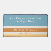 Retro aangepaste naam tekst slogan Kantoor of pers Bureaumat (Voorkant)