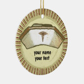 Retro aangepaste Nurse Pet ornament (Rechts)