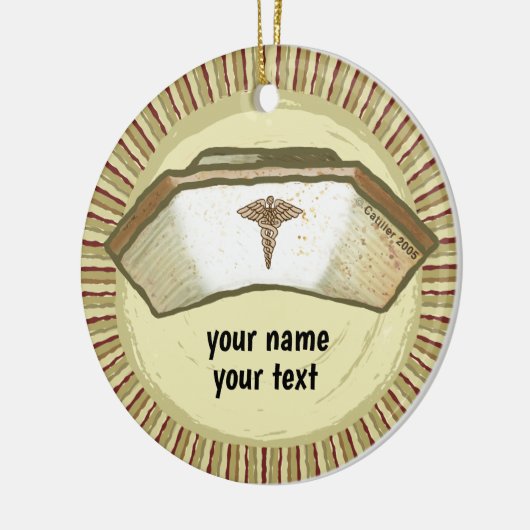 Retro aangepaste Nurse Pet ornament (Links)