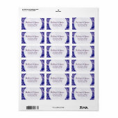 Retro Aangepaste retour adreslabels Etiket (Full Sheet)