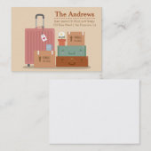 Retro Aankondigingen van het Huis van Dozen en van (Voorkant / Achterkant)