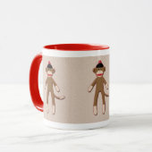 Retro  aap-aap-mok mok (Voorkant links)