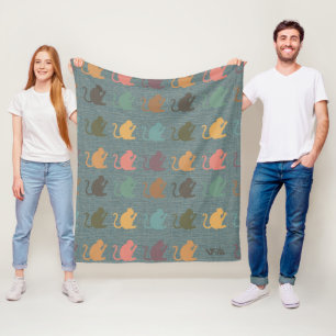 Retro Aap Cadeaodeken Vintage Apenliefhebber Fleece Deken