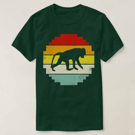 Retro  aap Dierenvriend Cadeaus T-shirt (Design voorkant)