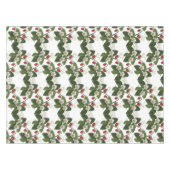 Retro Aardbei-Plant met goudzonden Tafelkleed (Voorkant (Horizontaal))