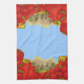 Retro aardbery Crate Art Kitchen Towel Theedoek (Verticaal)