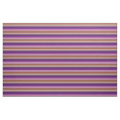 Retro aarde & pruim horizontaal streeppatroon stof (Yard (91,4 cm))