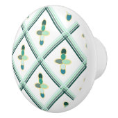 Retro-aardehandgreep Keramische Knop (Rechts)