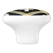 Retro-aardehandgreep Keramische Knop (Zijkant)