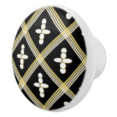 Retro-aardehandgreep Keramische Knop (Rechts)