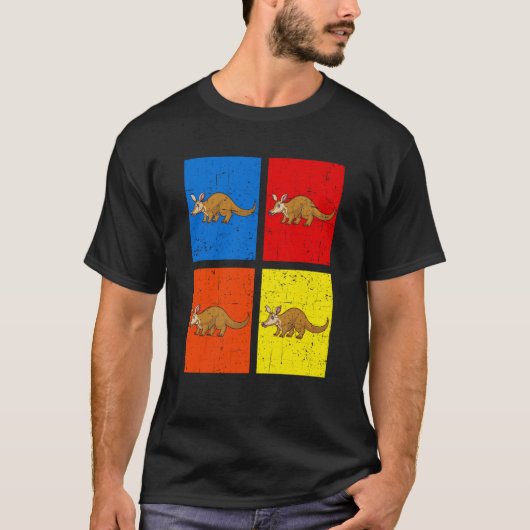 Retro Aardvark T-shirt (Voorkant)