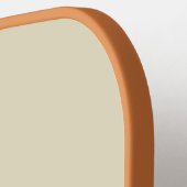 Retro ABC Straat Dwars Strepen met Naam Pickleball Paddle (Links Detail)