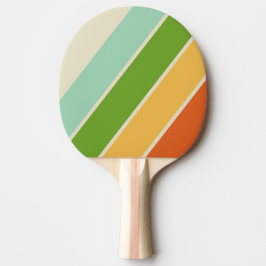 Retro ABC Street Vet Gestreepte Tafeltennisbatje