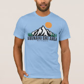 Retro Abenaki skigebied Texas T-shirt (Voorkant)