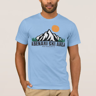 Retro Abenaki skigebied Texas T-shirt