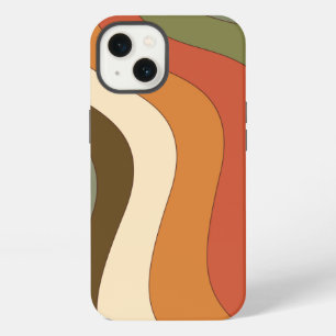 Retro abstract 70s 60s 80s 50s iPhone 13 hoesje