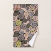 Retro, abstract bad handdoek (Handdoek)