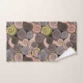 Retro, abstract bad handdoek (Handdoek)