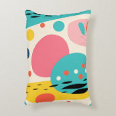 Retro Abstract Forest Pillow Accent Kussen (Voorkant(Verticaal))
