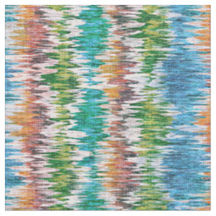 Retro abstract gestreept ontwerp in Ikat-stijl. Stof