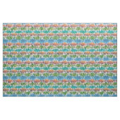 Retro abstract gestreept ontwerp in Ikat-stijl. Stof (Fat Quarter)