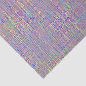 Retro Abstract in lijfpapier Tissuepapier (Detail)