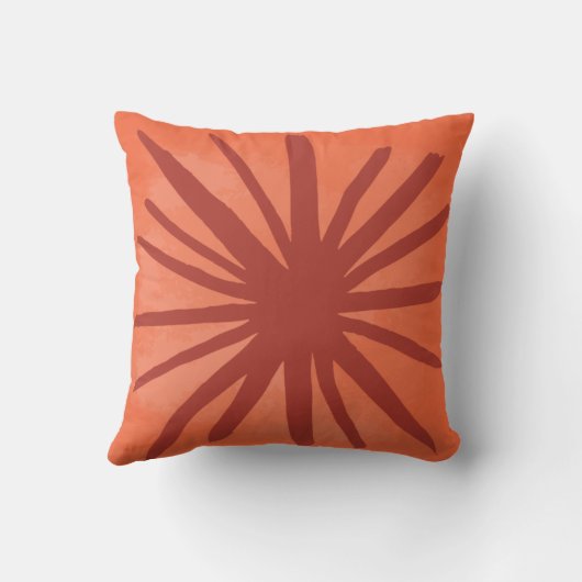 Retro abstract kussen (Achterkant)