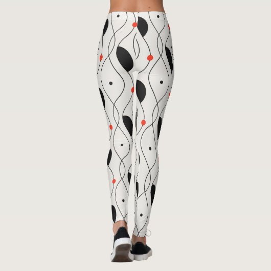 Retro Abstract Leggings (Achterkant)