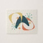 Retro Abstract Legpuzzel (Horizontaal)