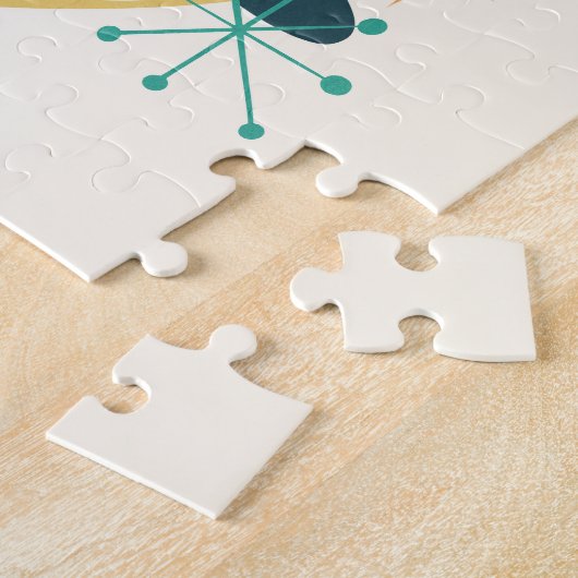 Retro Abstract Legpuzzel (Zijkant)