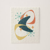 Retro Abstract Legpuzzel (Verticaal)