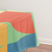 Retro Abstract Mid Century Scandinavische Kerst Tafelkleed