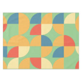 Retro Abstract Mid Century Scandinavische Kerst Tafelkleed (Voorkant (Horizontaal))