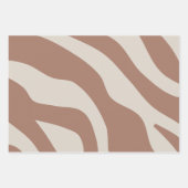 Retro Abstract Mocha Mousse 01 Inpakpapier Vel (Voorkant)