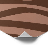 Retro Abstract Mocha Mousse 03 Poster (Hoek)