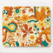 Retro Abstract modern patroon Muismat (Voorkant)