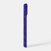 Retro Abstract Neon Patroon iPhone 15 Case (Rechterkant)