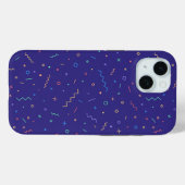 Retro Abstract neonpatroon Case-Mate iPhone Case (Achterkant (horizontaal))