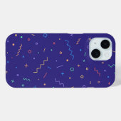 Retro Abstract neonpatroon Case-Mate iPhone Case (Achterkant (horizontaal))