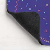 Retro Abstract neonpatroon Muismat (Hoek)