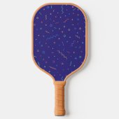 Retro Abstract neonpatroon Pickleball Paddle (Voorkant)