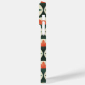 Retro Abstract Patroon iPhone / iPad hoesje (Achterkant / Links)