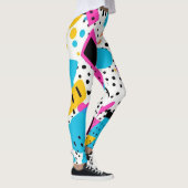 Retro Abstract Patroon Leggings (Rechts)