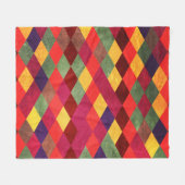Retro Abstract: patroonontwerp Fleece Deken (Voorkant (Horizontaal))