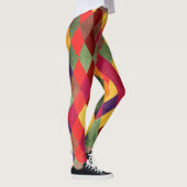 Retro Abstract:  patroonontwerp Leggings (Rechts)