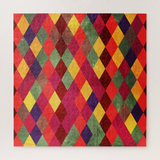 Retro Abstract: patroonontwerp Legpuzzel (Verticaal)