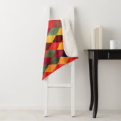 Retro Abstract:  patroonontwerp Sherpa Deken (In situ)