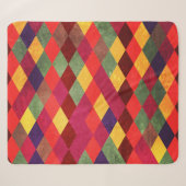 Retro Abstract:  patroonontwerp Sherpa Deken (Voorkant (horizontaal))