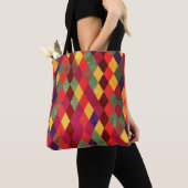 Retro Abstract:  patroonontwerp Tote Bag (Dichtbij)